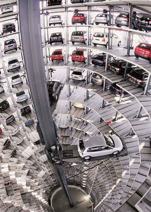 Ilustrasi parkir vertikal (Foto: Istimewa)