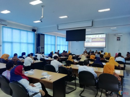 Proses persiapan RSUD Kanjuruhan mendirikan RS Pendidikan. Dewan Pengawas RS hadir memberikan sosialisasi terkait hal itu. (Nana)