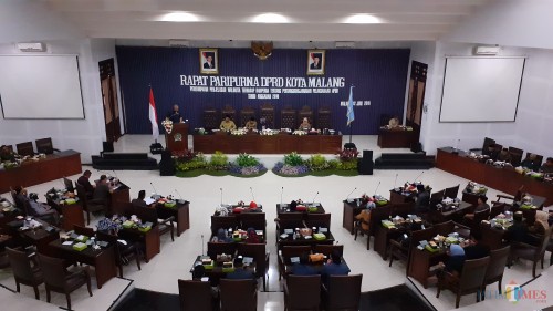 Sidang Paripurna Kota Malang (Pipit Anggraeni/MalangTIMES)