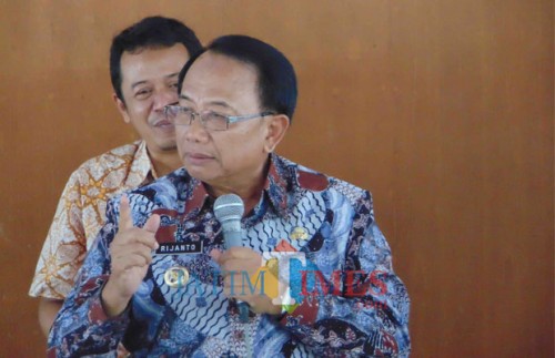 Bupati Blitar Rijanto.(Foto : Aunur Rofiq/BlitarTIMES)
