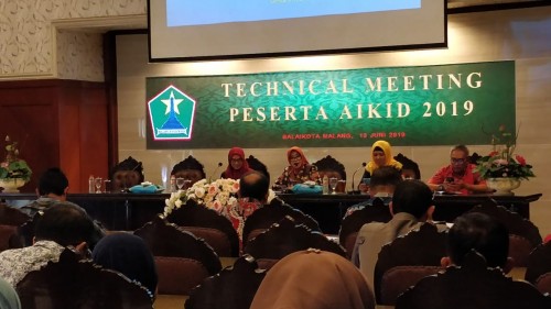 Suasana technical meeting ajang AIKID di Balai Kota Malang (Foto: Istimewa)