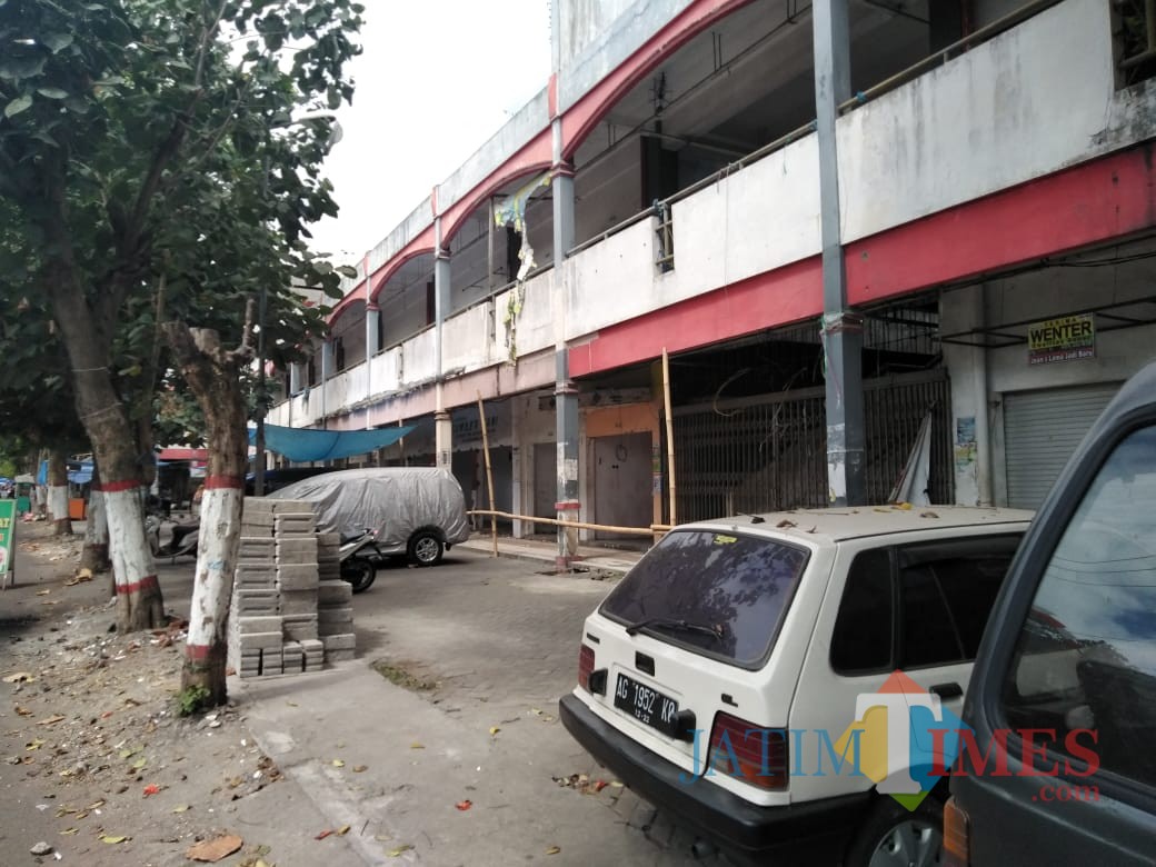 Pasar Legi nampak dari sisi utara.(Foto : Team BlitarTIMES)