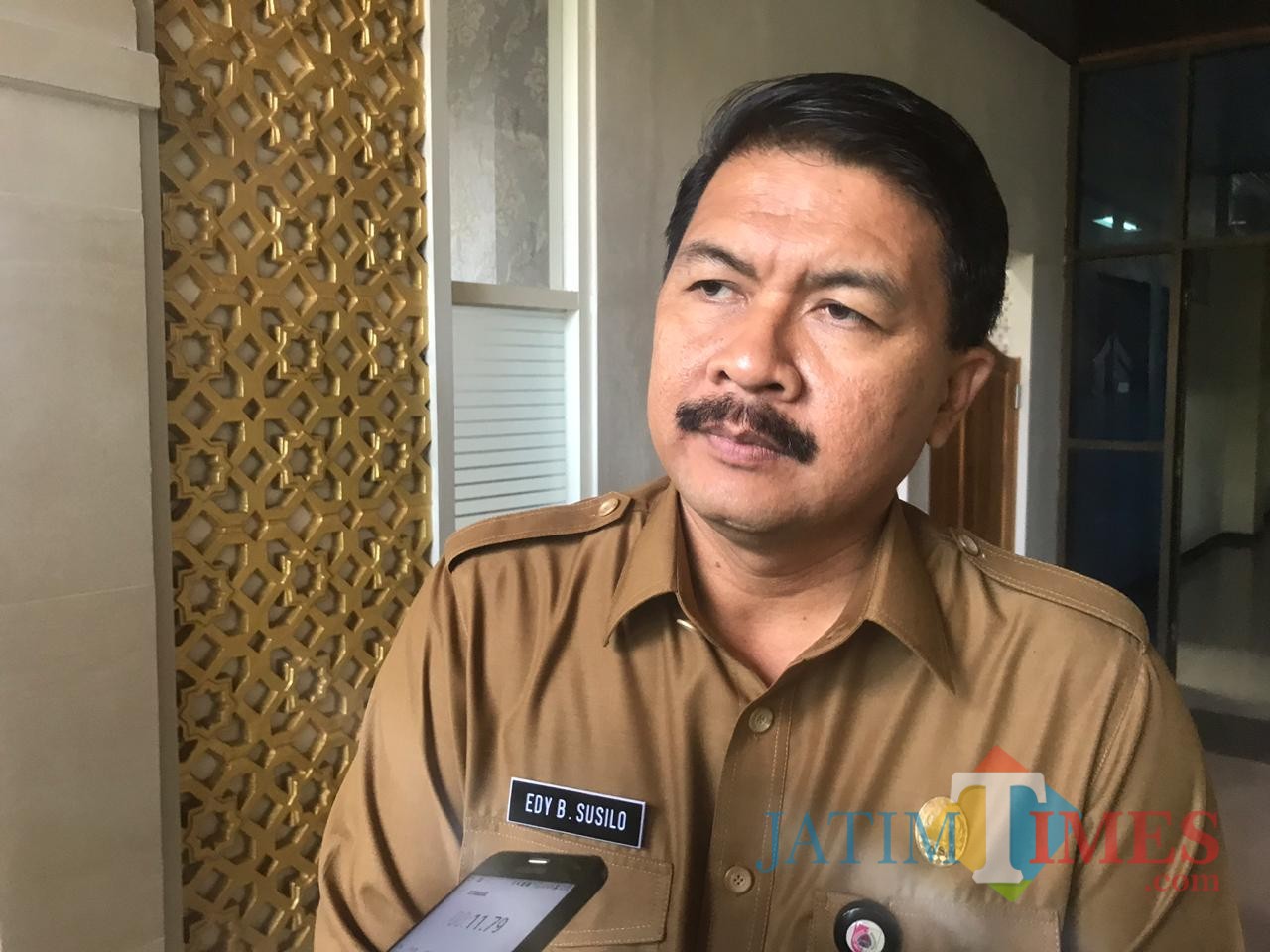 Kadispendik Pemkab Jember Dr Edy Budi Susilo MSi.(foto : Moh. Ali Makrus / Jatim TIMES)