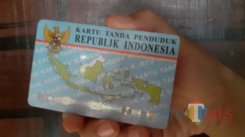 Ilustrasi Blangko e-KTP (Pipit Anggraeni/MalangTIMES)