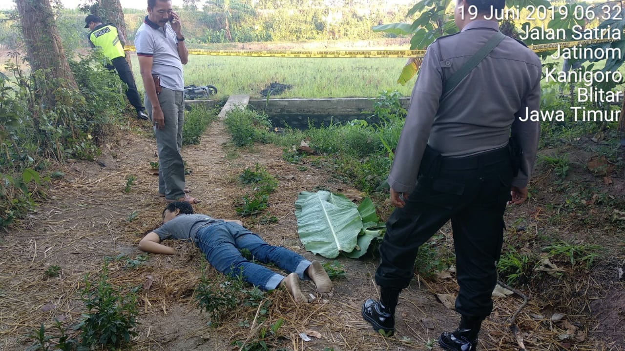 Pemuda bernama Essa ditemukan tewas di persawahan
