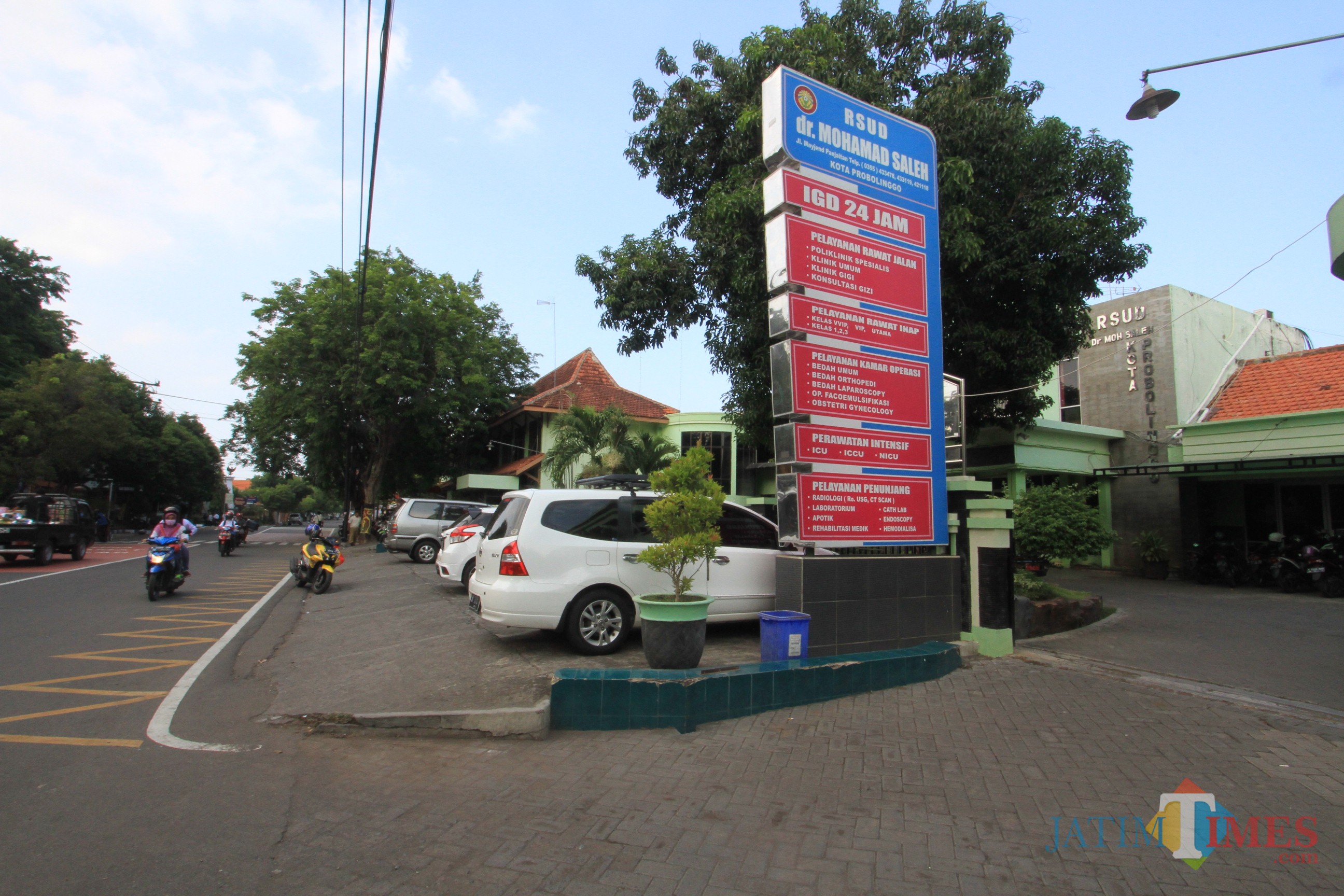 RSUD dr Muhammad Saleh di Jalan Mayjen Panjaitan Kota Probolinggo yang bertipe B namun terkadang Overload (Agus Salam/Jatim TIMES)