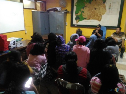 16 PSK Bebekan Kabuaran yang diciduk Satpol PP hari ini (Foto : Moch. R. Abdul Fatah / Jatim TIMES)