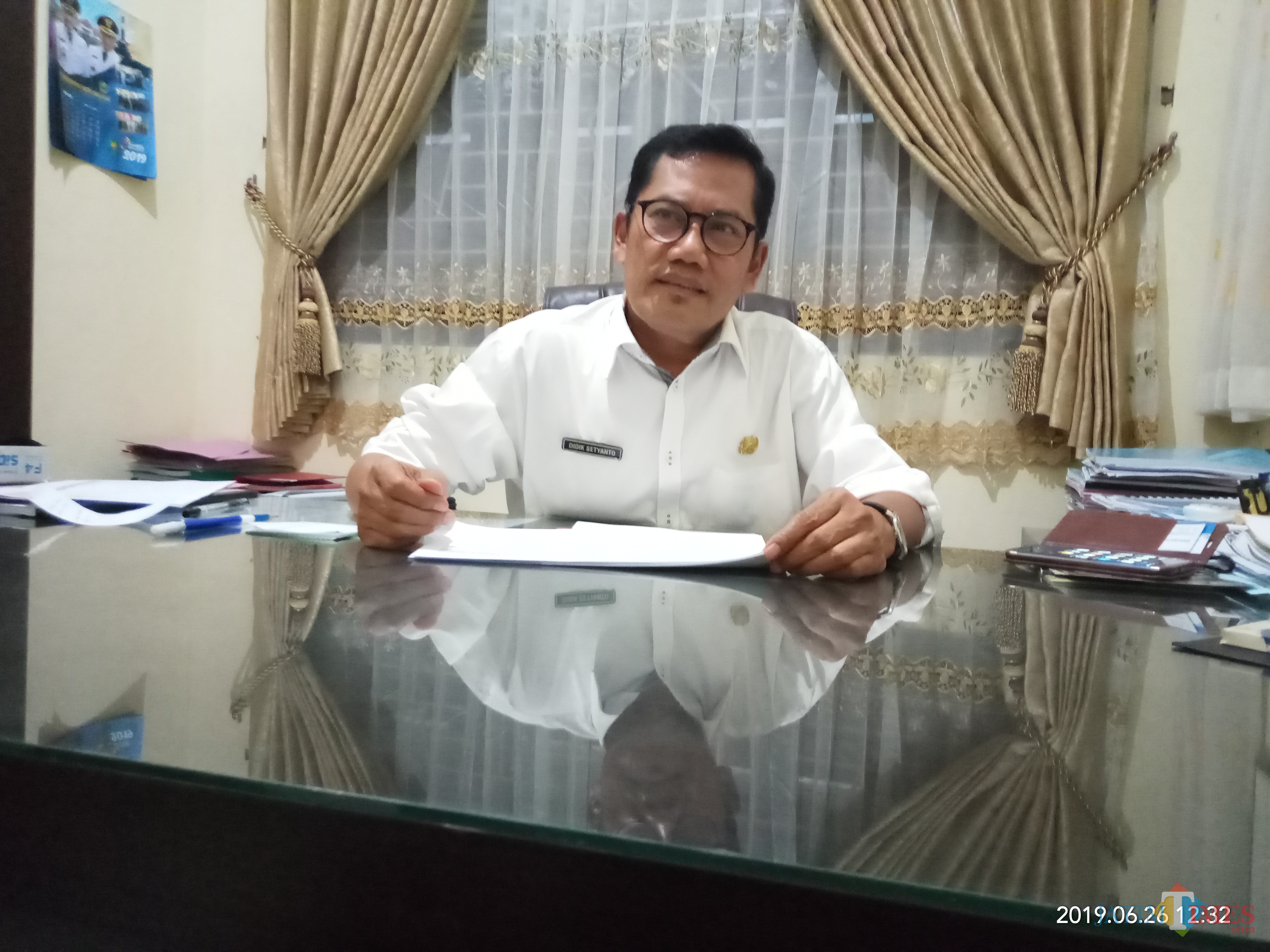 Kepala Bidang Bina Marga DPUPR Kota Malang, Didik Setyanto (Anggara Sudiongko/MalangTIMES)