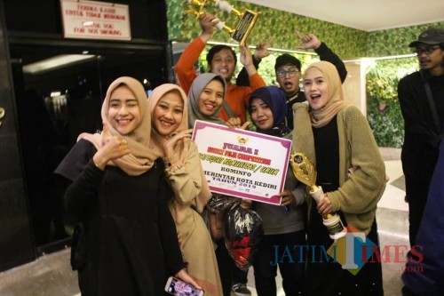 Pemeran film How We yang menyebut juara satu lomba film pendek (eko Arif s /JatimTimes)