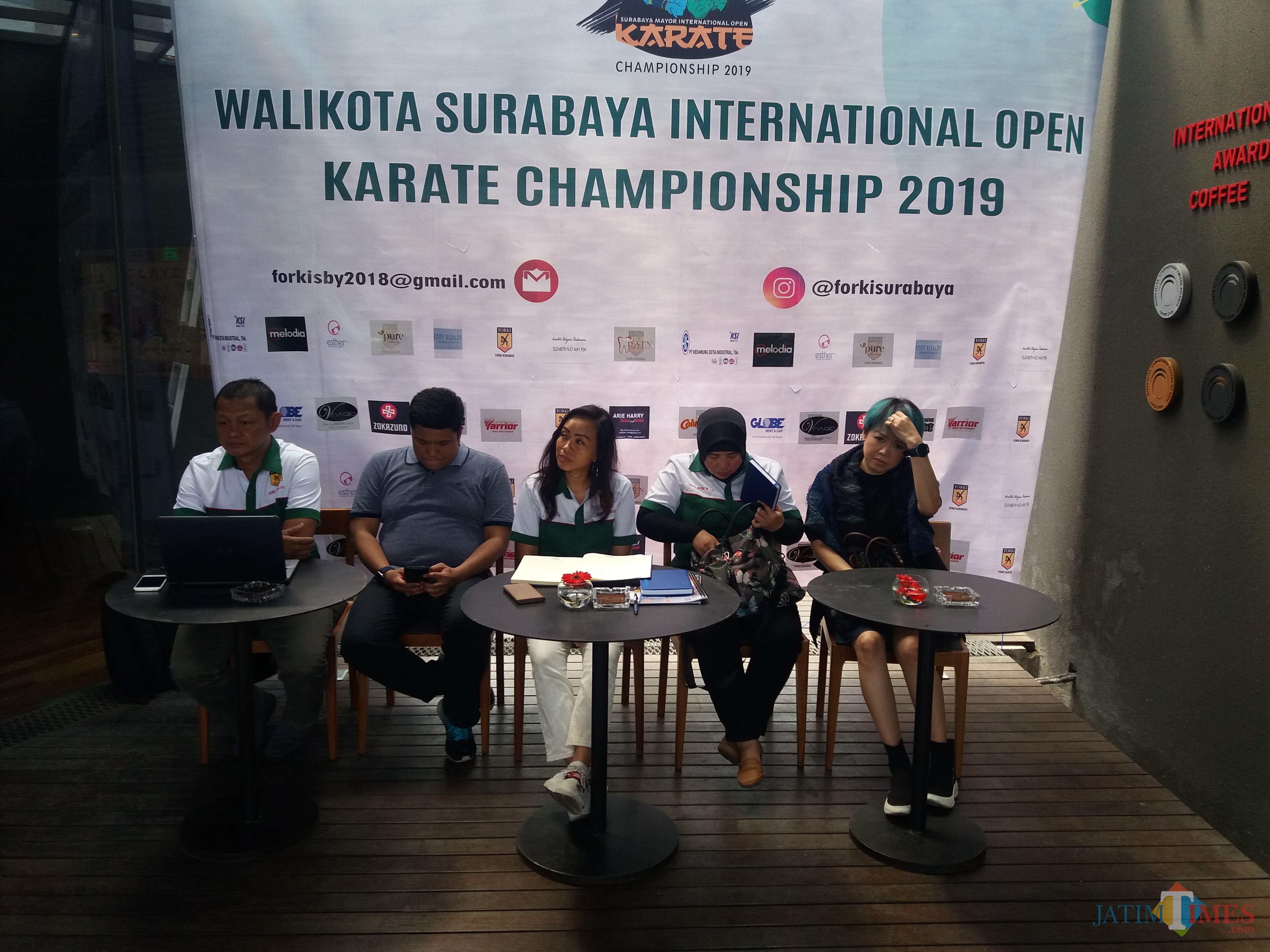 Konferensi Pers Surabaya International Open Karate