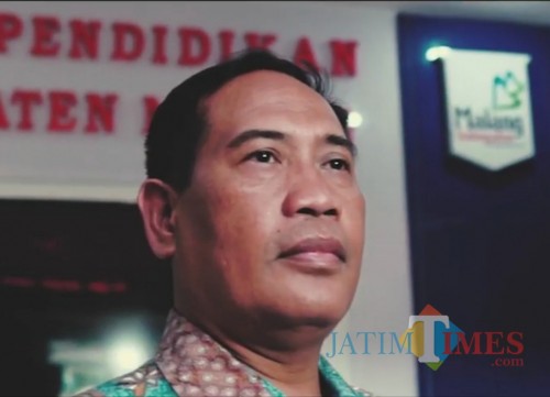 M Hidayat Kepala Dinas Pendidikan Kabupaten Malang, optimis mutu pendidikan meningkat dengan berbagai penerapan teknologi digital (Nana)