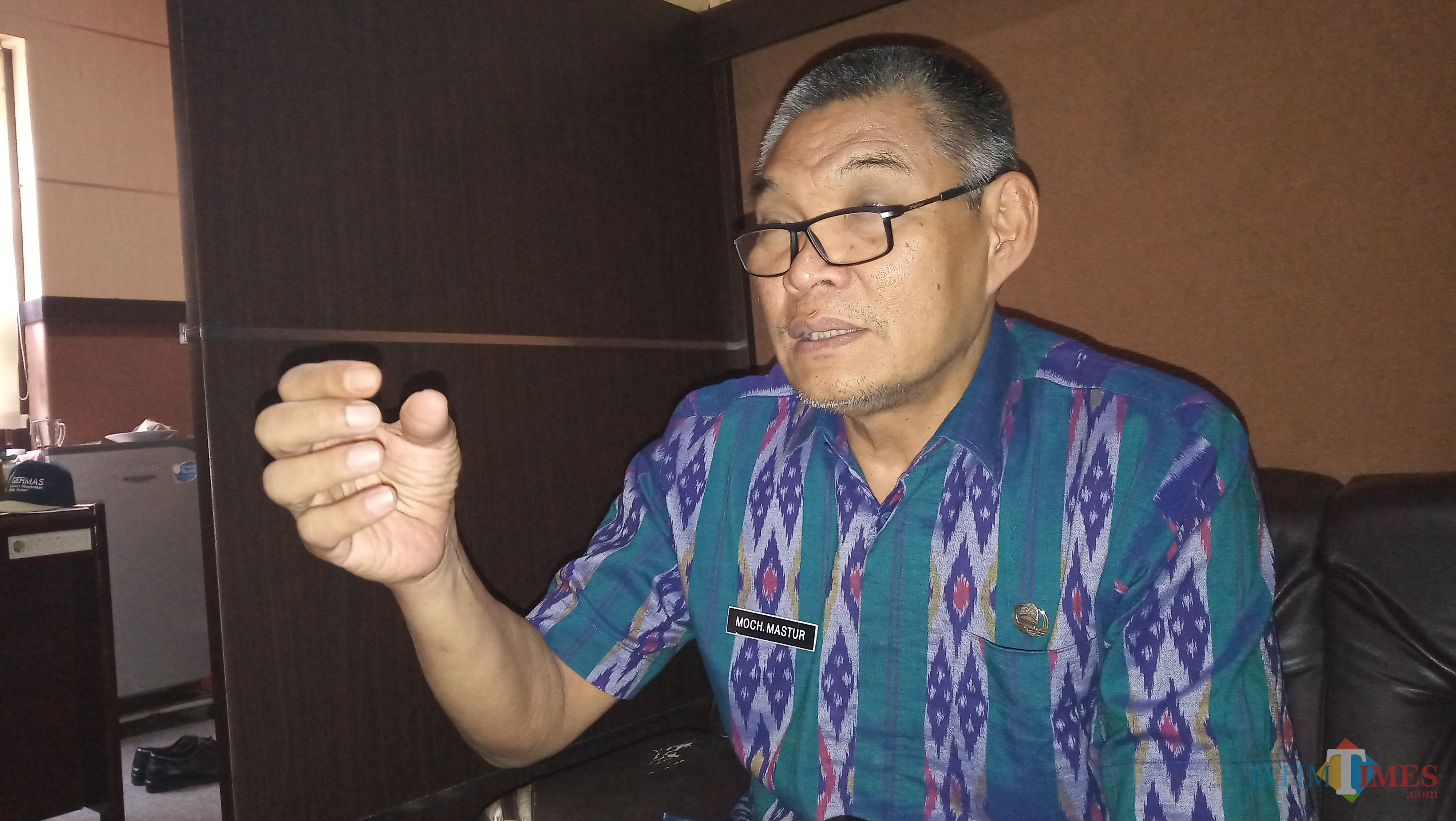 Kadinkes Tulungagung Mochammad Mastur (foto : Joko Pramono/Jatim Times)