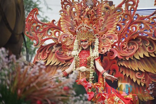 Foto dokumen saat mengikuti event Surabaya Vaganza HUT Kota Surabaya bulan Maret 2019 lalu. (ist)