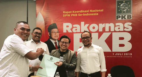 Ketua PKB Muhaimin Iskandar (2 dari kanan) dalam sebuah acara (Ist)