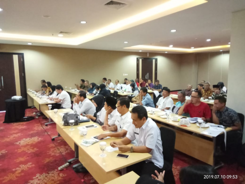 Bidang Tata Ruang DPUPR Kota Malang saat melakukan Sosialisasi (Anggara Sudiongko/MalangTimes)