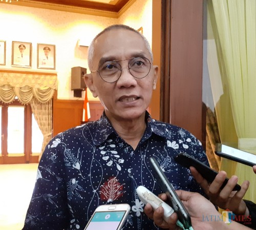 Staff Ahli Kementerian Kominfo RI, Heri Abdul Aziz (foto: Cahyanti Firdausi/ MalangTIMES)