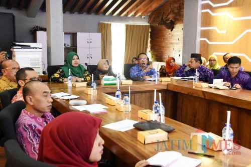 Berhasil Tekan Angka Inflasi, TPIDK ota Kediri menerima studi komparatif dari TPID Kabupaten Magelang. Foto: (Ist)