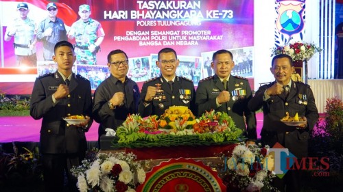 Sinergitas yang dijalin Forkopimda Tulungagung dalam Tasyakuran / Foto : Dokpol / Tulungagung TIMES