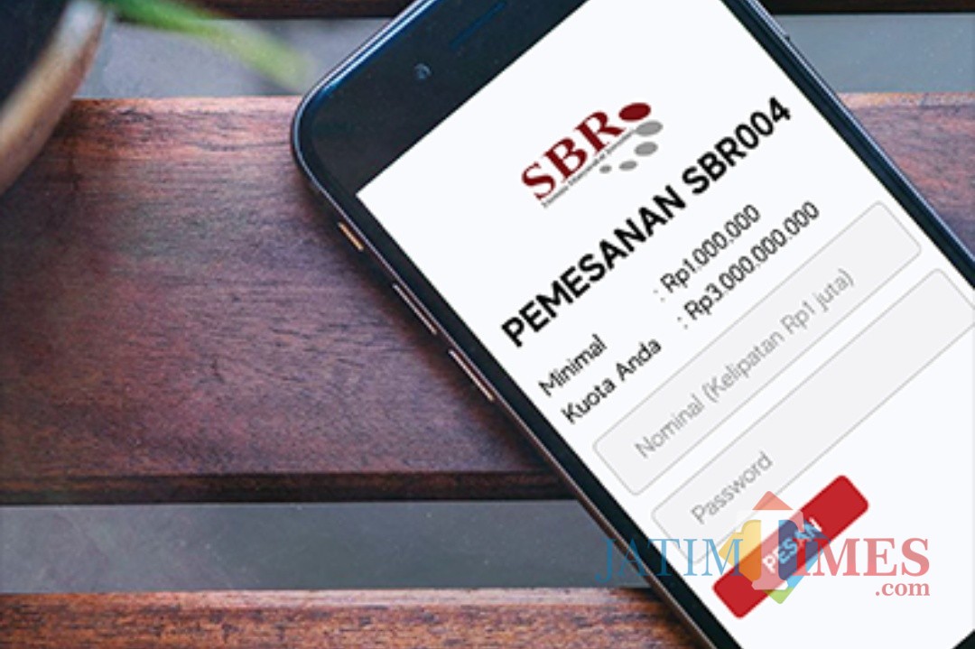 Ilustrasi pemesanan SBR secara online. (Foto: Kementerian Keuangan RI)
