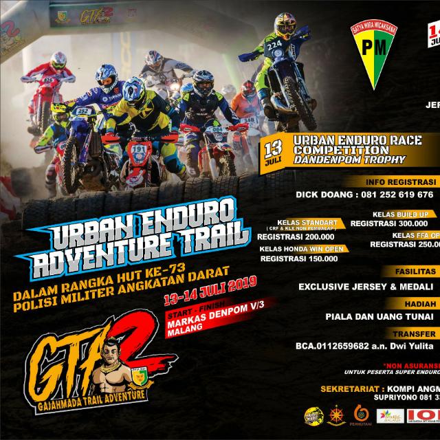 Banner Gajahmada Trail Adventure (GTA) tahun kedua. (istimewa)