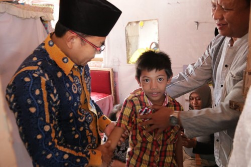 Naga Putra Wicaksono (tengah) saat bertemu Wali Kota Malang Sutiaji. (Humas Pemkot Malang for MalangTIMES)