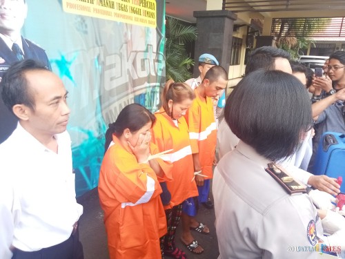 Para pelaku yang berhasil diamankan polisi (Anggara Sudiongko/MalangTIMES)