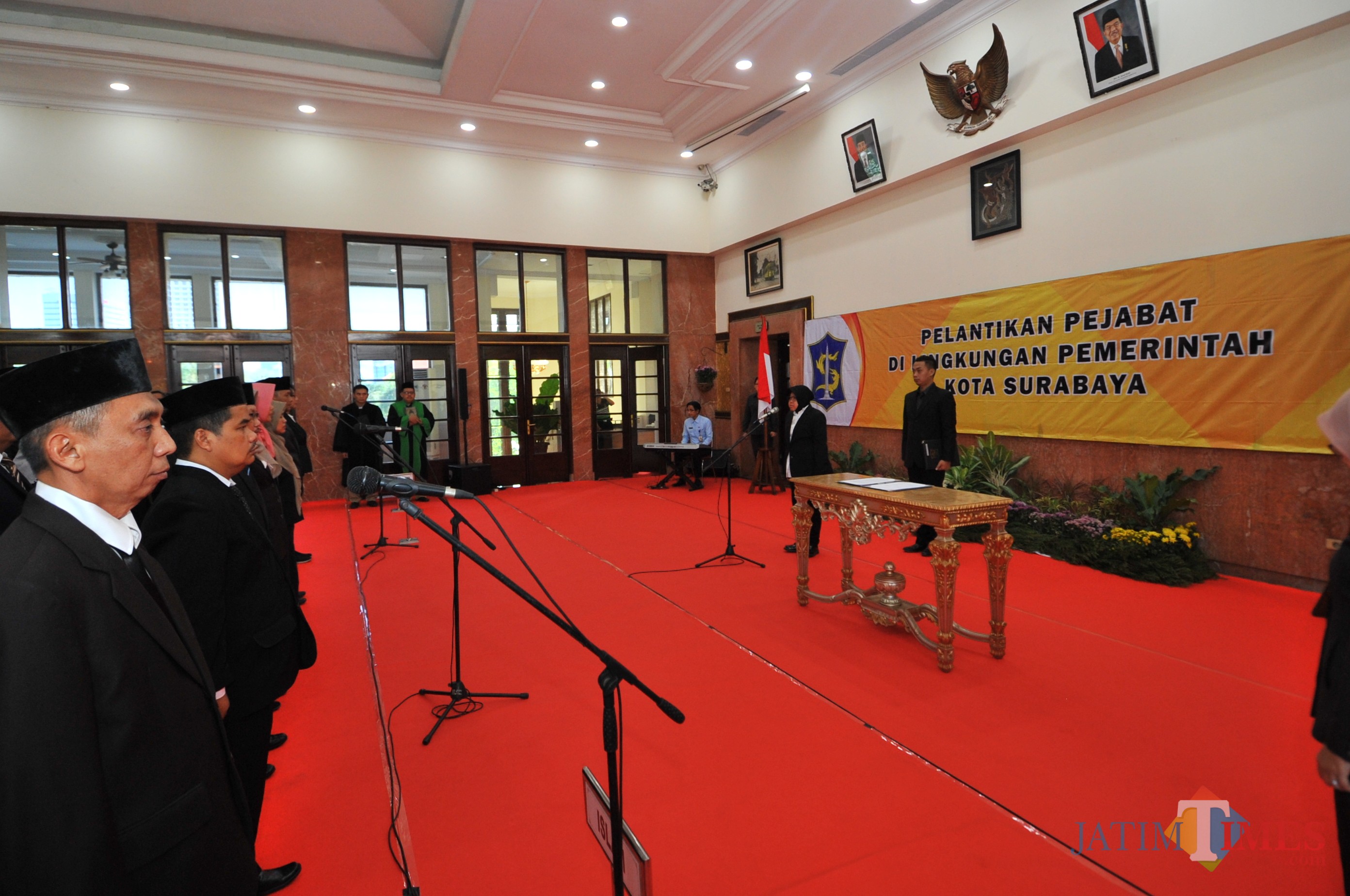 Pelantikan pejabat baru Pemkot Surabaya