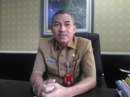 Plt Sekda Lumajang Drs. Agus Triono M.Si (Foto : Moch. R. Abdul Fatah / Jatim TIMES)