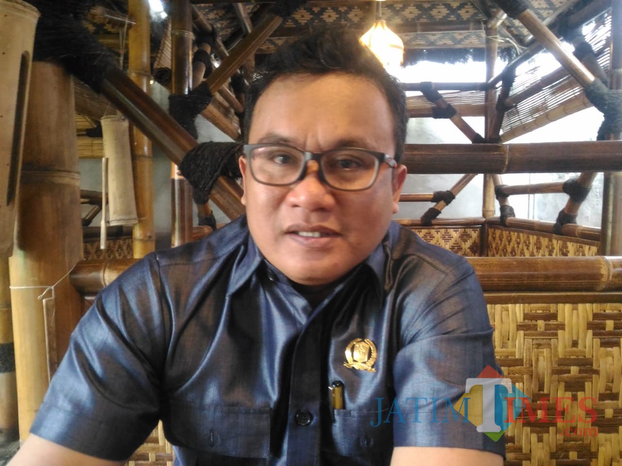 H. Idris Marzuqi S.Pd, Ketua Fraki Demokrat DPRD Lumajang (Foto : Moch. R. Abdul Fatah / Jatim TIMES)