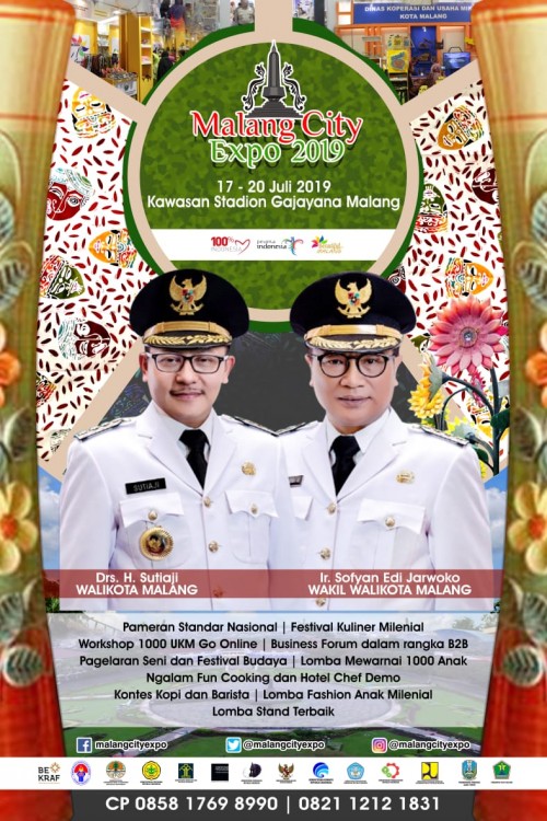Poster Malang City Expo 2019 (IHumas Pemkot Malang for MalangTIMES).