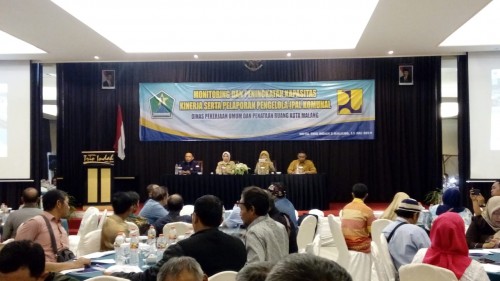 Suasana dalam monitoring IPAL komunal di Kota Malang. (DPUPR)