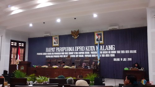 Sidang Paripurna DPRD Kota Malang (Pipit Anggraeni/MalangTIMES)