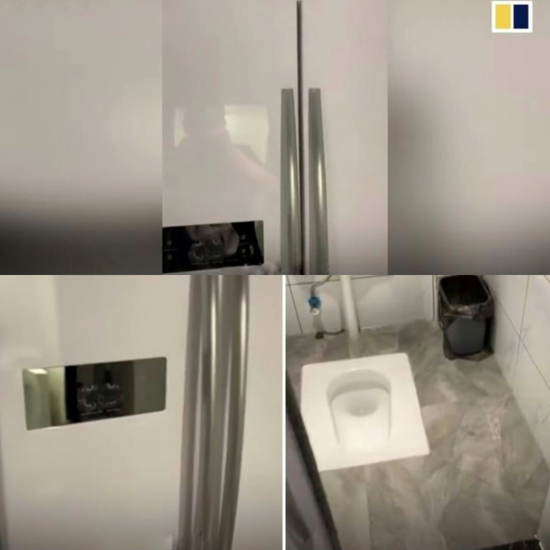 Kulkas berisi toilet (Foto: Istimewa)