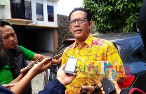 Mantan Kepala Sekolah SMPN 2 Tulungagung Eko Purnomo (foto : Joko Pramono/Jatim Times)