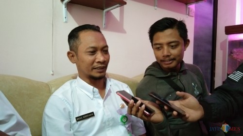 Bagus Hendriawan, Pejabat pelaksana teknis kegiatan Dinas Pendidikan, Pemuda dan Olahraga (foto : Joko Pramono/Jatim Times)