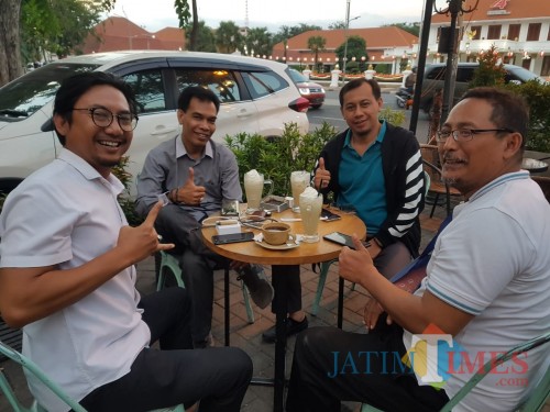 Pertemuan empat sekretaris partai di Jatim dalam membahas Pilwali Surabaya