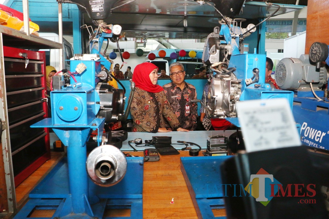 Pameran acara East Java Talent And Career Exhibition di Jatim Expo, Selasa (10/9/2019).
