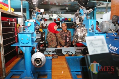 Pameran acara East Java Talent And Career Exhibition di Jatim Expo, Selasa (10/9/2019).