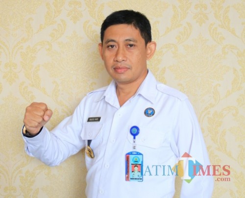 Kepala BNN Kabupaten Blitar AKBP Bagus Hari Cahyono.(Foto : Aunur Rofiq/BlitarTIMES)
