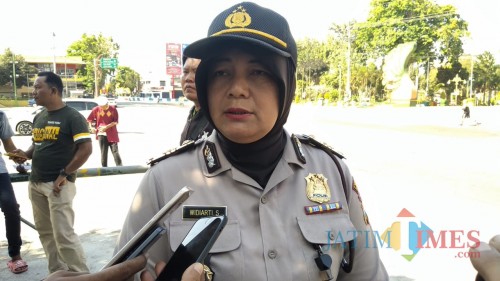 Kasubag Humas Polres Sumenep, AKP Widiarti S (Foto: Syaiful Ramadhani / JatimTIMES)