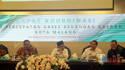 Rapat koordinasi TPAKD Kota Malang. (Foto: Humas Pemkot Malang for MalangTIMES)
