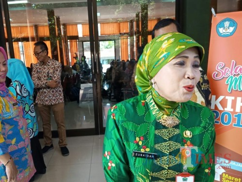 Kepala Dinas Pendidikan Kota Malang Dra Zubaidah MM. (Foto: Imarorul Izzah/MalangTIMES)