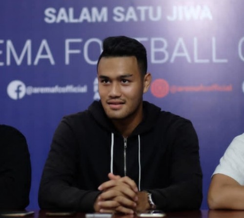 Pemain muda Arema FC, Muhammad Rafli (official Arema FC)