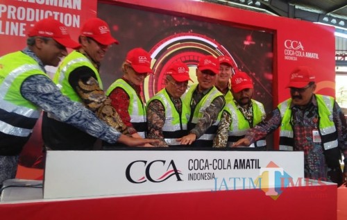 Peresmian lini produksi CCAI di Pasuruan