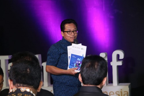 Wali Kota Malang Sutiaji saat menjadi pemateri dalam Bincang KaTa Kreatif Bekraf Festival 2019. (Humas Pemkot Malang for MalangTIMES).