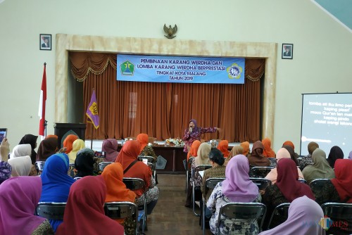Forum Komunikasi Arjuno Kecamatan Klojen saat diberi pembinaan.(Hendra Saputra)