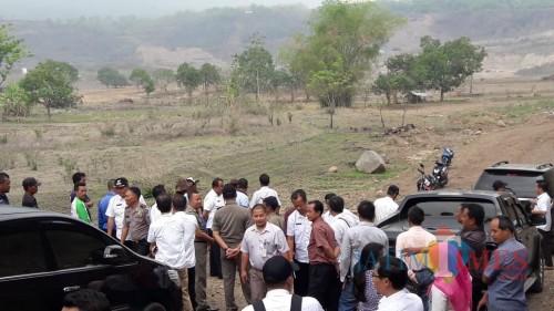 Tim Setneg RI saat meninjau lokasi