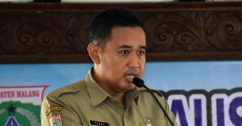 Plt Kepala Diskominfo Kabupaten Malang, Ferry Hari Agung saat menjabarkan program KIM (Istimewa)