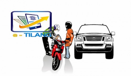 Ilustrasi pengendara ditilang (pontasid)