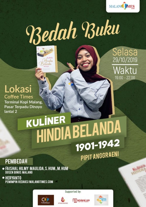 Flyer bedah buku yang akan diselenggarakan di Coffee Times (Foto : Dokumen MalangTIMES)
